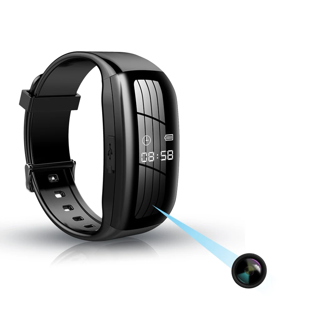 

Smart Mini Watch with Camera Digital Bracelet Watch Recorder 1280P AVI Fashion Dictaphone D5 Full HD Voice Recorder