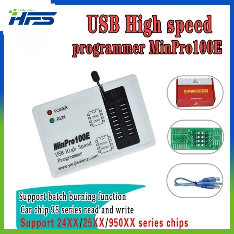 

MinPro100E MinPro100G BIOS Programmer in FLASH SPI 24/25/95 Read and Write USB Memory Burner