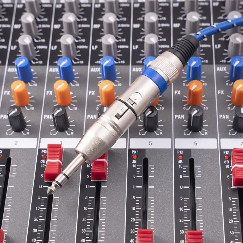 

Converter Durable 85mm 18mm Xlr Connector Close Contact And Good Shield External Signal Interference Female Head Audio Adapter