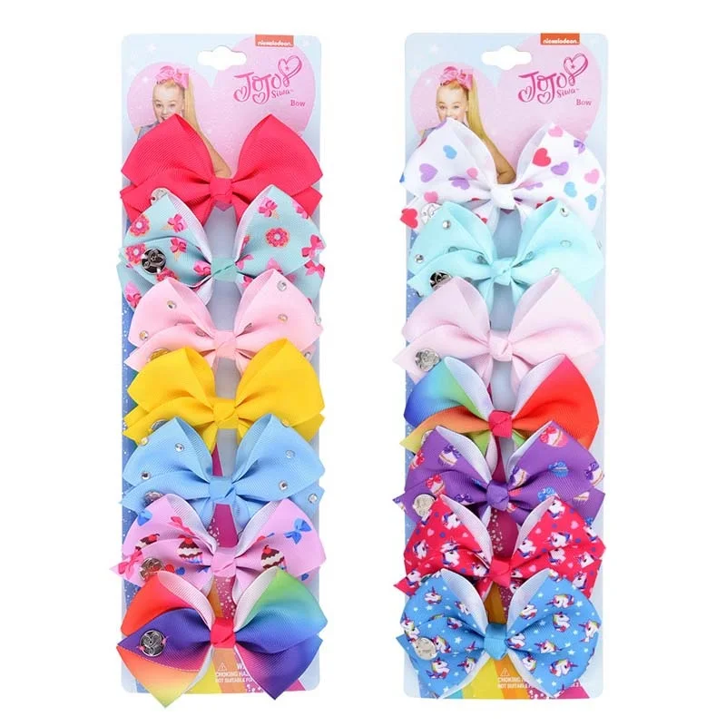 

Женские заколки для волос JoJo Bows, радужные заколки для волос для девочек