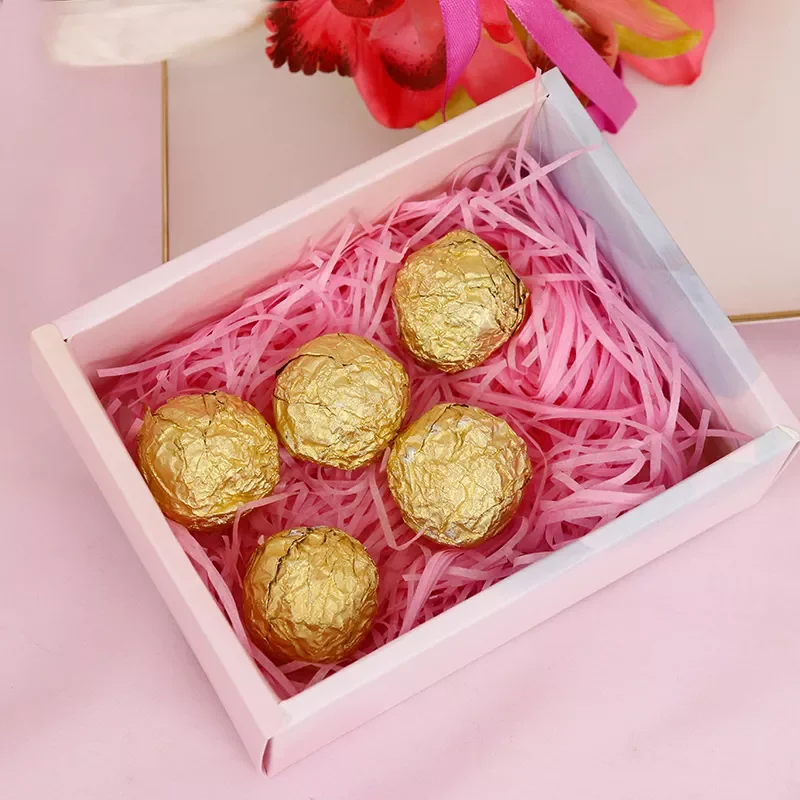 

100g Colorful Shredded Crinkle Paper Party Craft Paper Gift Box Filler Craft Decoration Practical Candy Boxes Packaging Gift