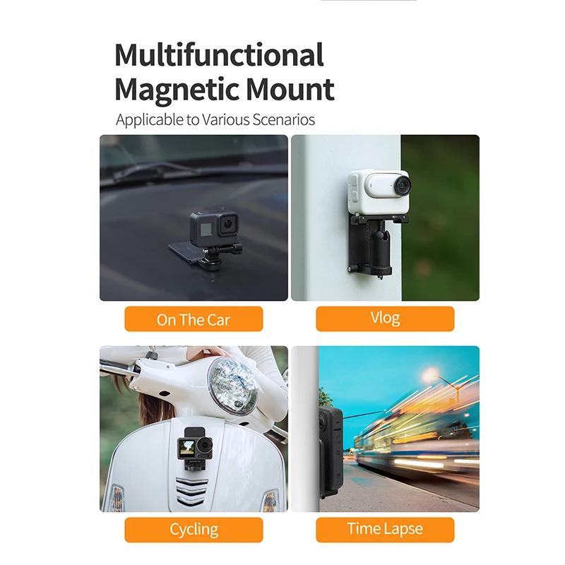 Магнитное крепление для Insta360 X4 Go 3S Ace Pro 2 регулируемая настольная подставка