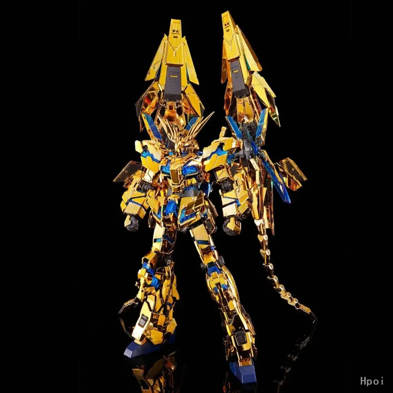 Фото Коллекционная модель Bandai RG 1/144 RX-0 Unicorn Gundam 03 Phenex, сборный набор, позолоченный, подарок для фанатов аниме №2