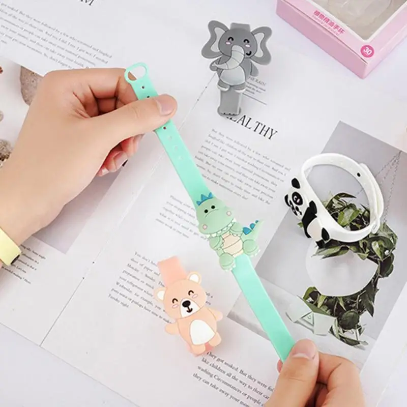 Часы от комаров носимые летние мультяшные эфирные масла физические часы с