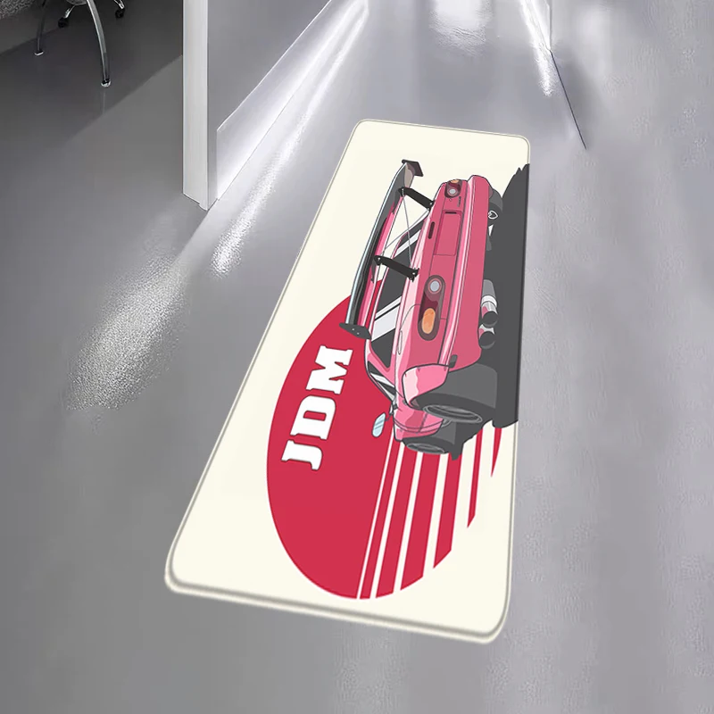 Универсальный Противоскользящий Напольный Коврик В Стиле J-JDM Домашний Декор -