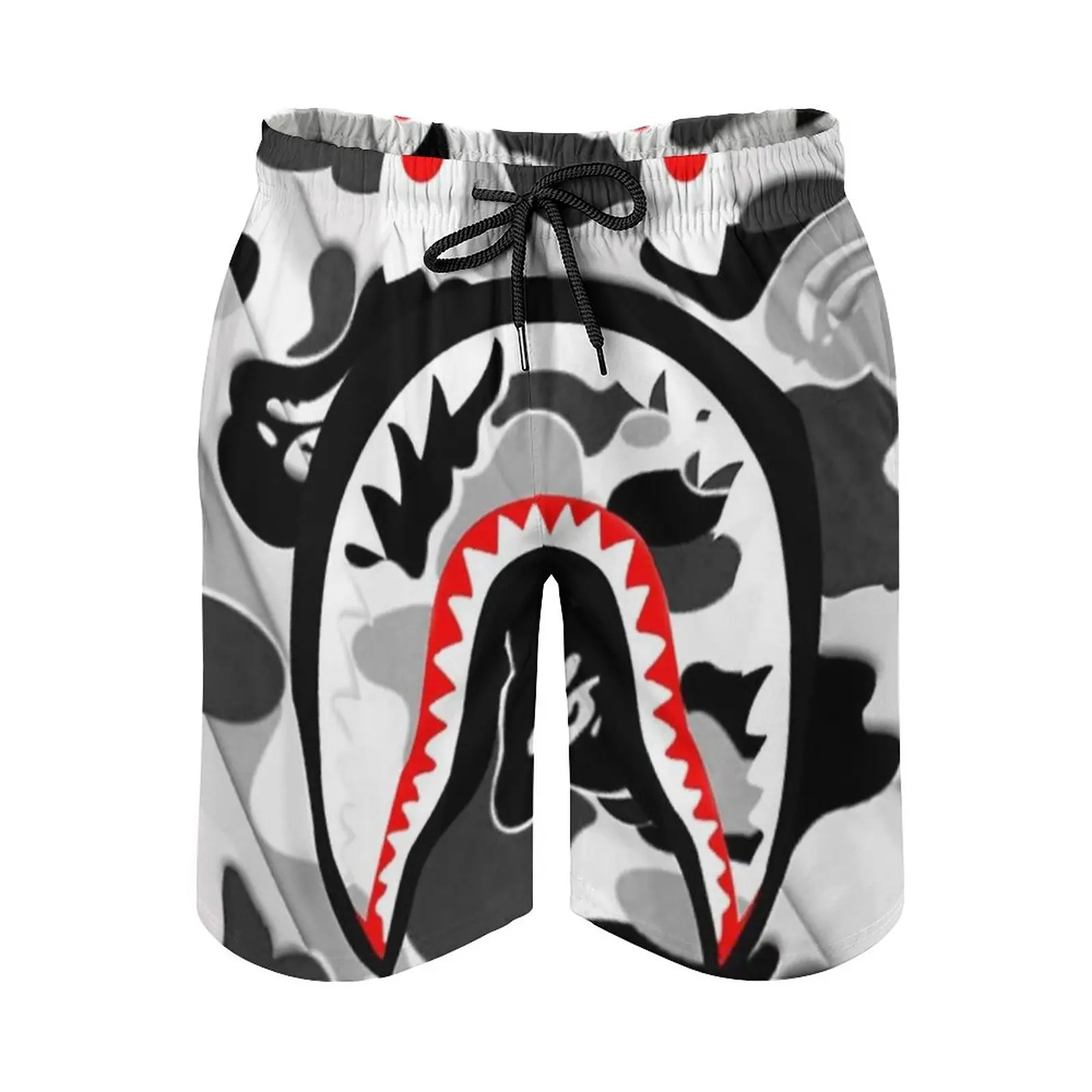 

White Black Bape Men's Beach Shorts With Mesh Lining Surfing Pants Swim Trunks Most Relevant Trending Top Selling Recent Most