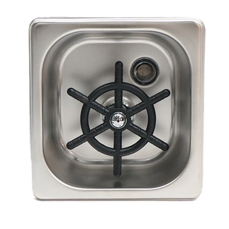 

Cup Washer,Stainless Steel Automatic Cup Washer Glass Cleaning Rinser Bar Rinser Glass Rinser,Kitchen Sink Accessories