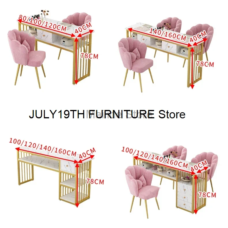 Скандинавский Маникюрный Стол и стул в комплекте мебель для салона Современная