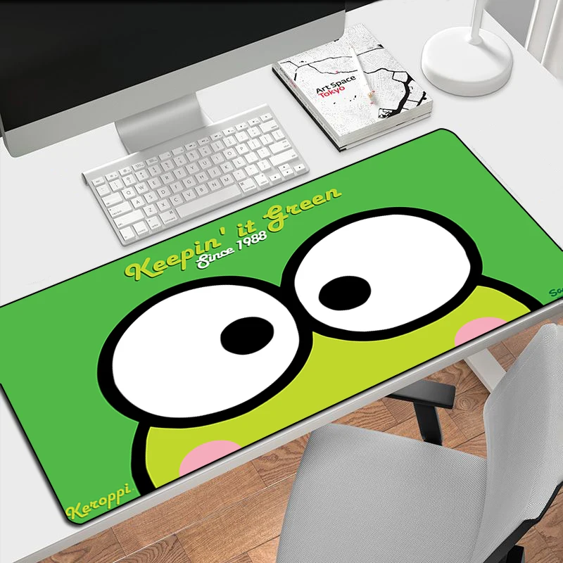 

Keroppi Computer Mouse Gaming Pc Deskmat Rubber Mat Extended Pad Gamer Cabinet Mausepad Mousepad Mats Accessories Keyboard Mause