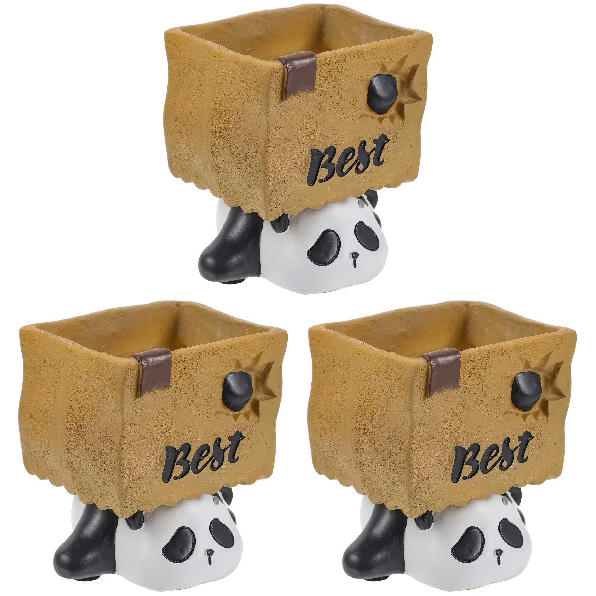 

Pen Container Desktop Holder Stationery Organizer Modern Accessories Succulents Planter Pots Small Flowerpots