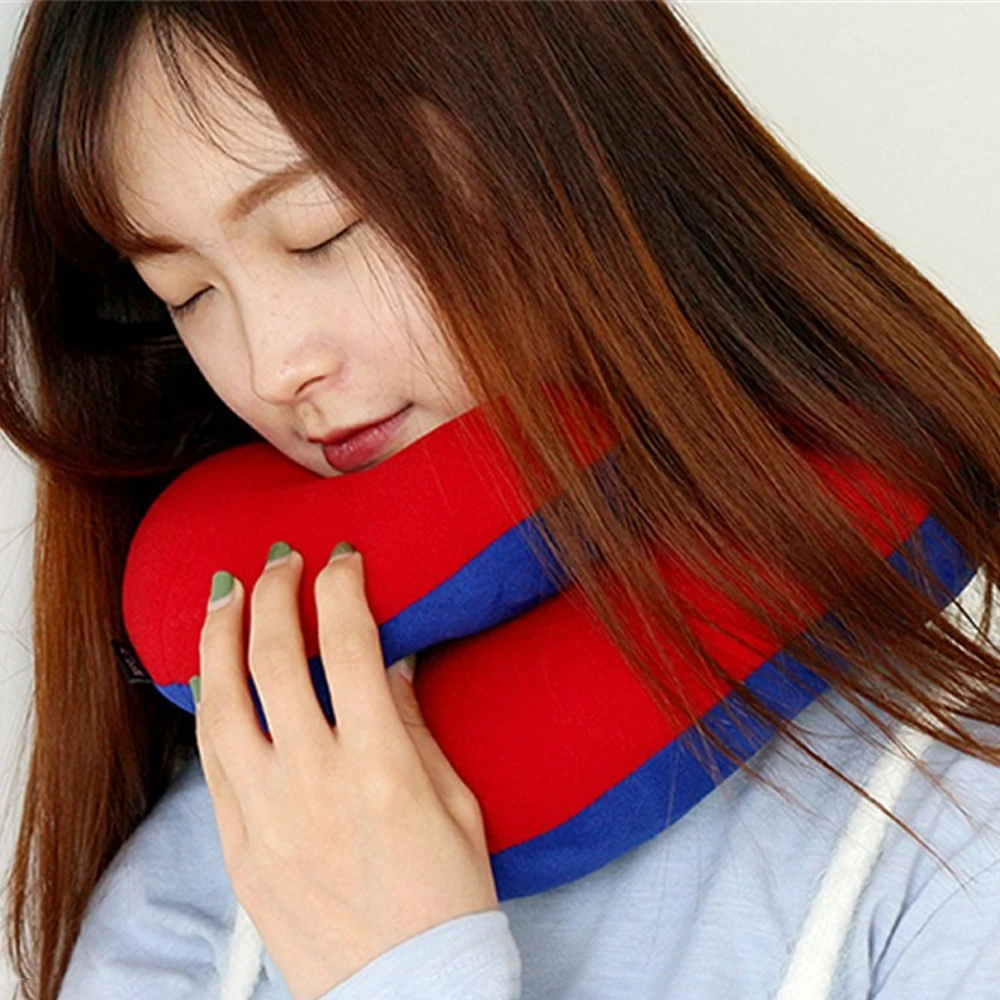 

New U Shaped Travel Pillow Car Air Flight Office Lunch Nap Sleeping Pillows Neck Support Headrest Cushion Soft Nursing Cushion