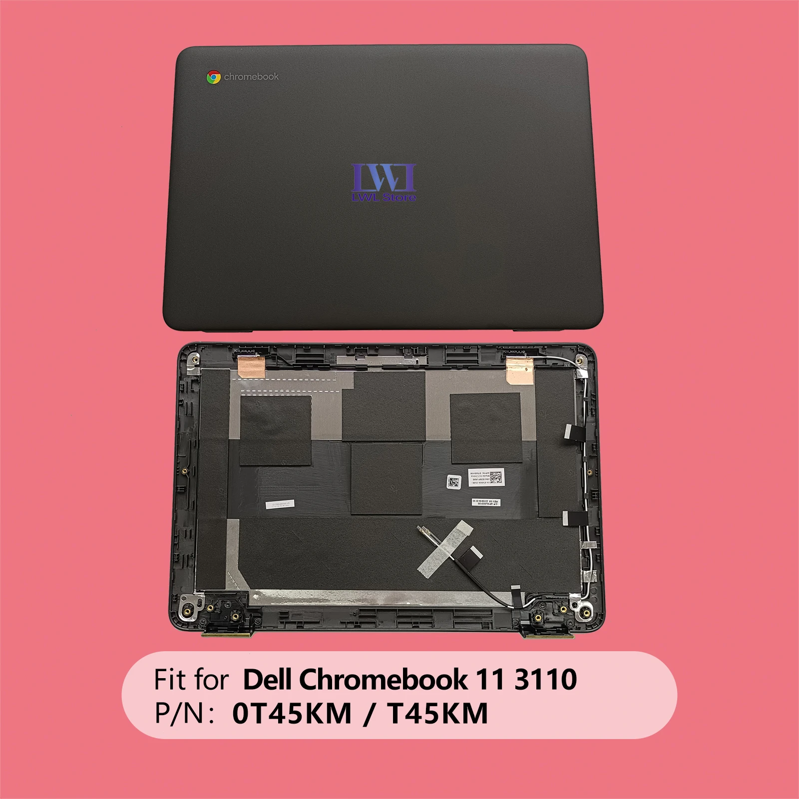 0T45 км LWL без сенсорного экрана новинка для ноутбука Dell Chromebook 3110 задняя крышка