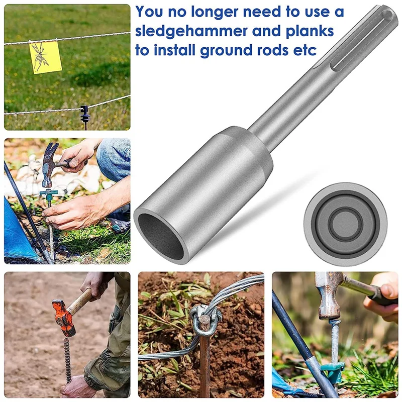 Отвертка для заземляющего стержня SDS-Max сверхмощная стальная отвертка сверл