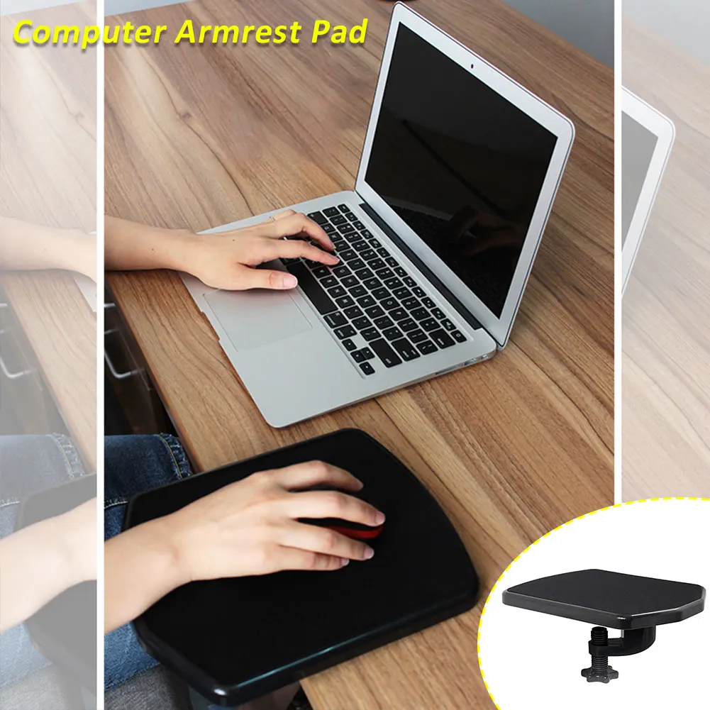 Ergonomic 360 Rotatable Durable Gaming Desk Extender Mouse Mat Computer Armrest Pad