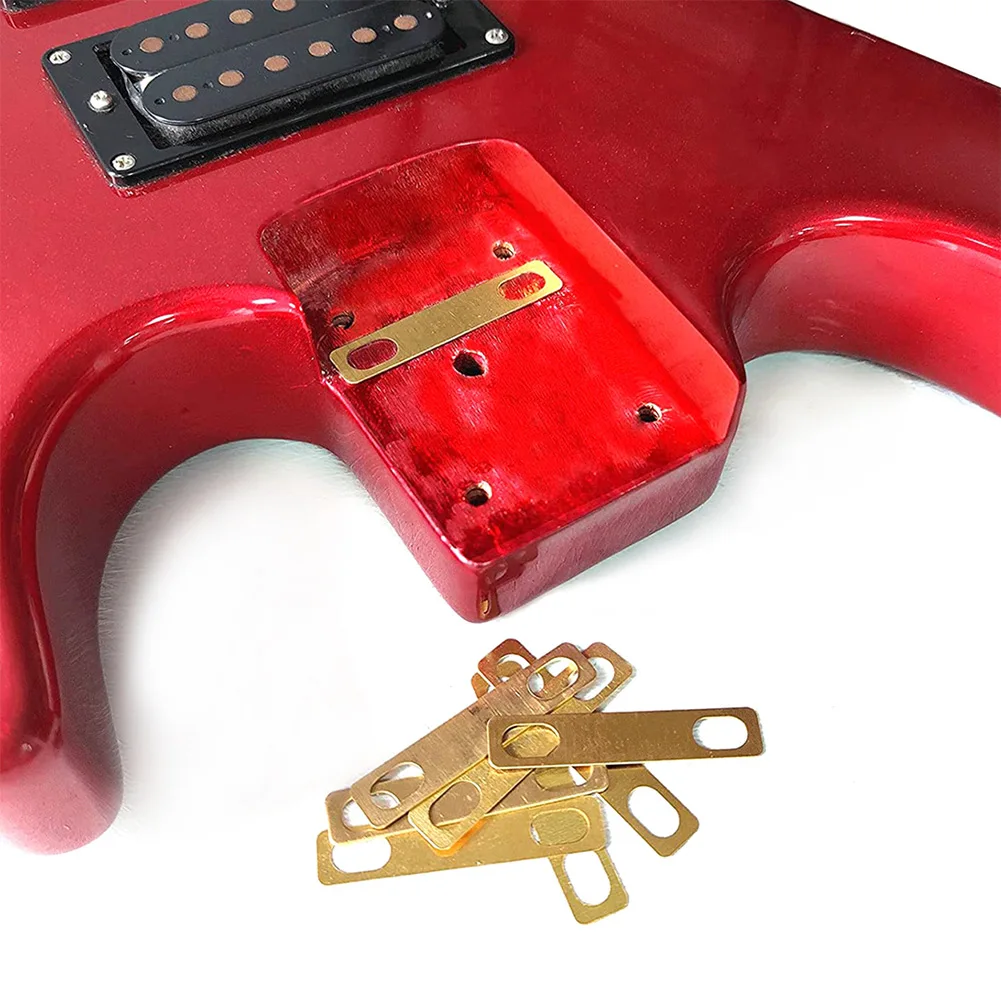 

Durable Neck Shim Guitar Music Musical Instruments Guitar Parts 0.2mm 0.5mm 1mm Thickness 10pcs/set Bass Parts
