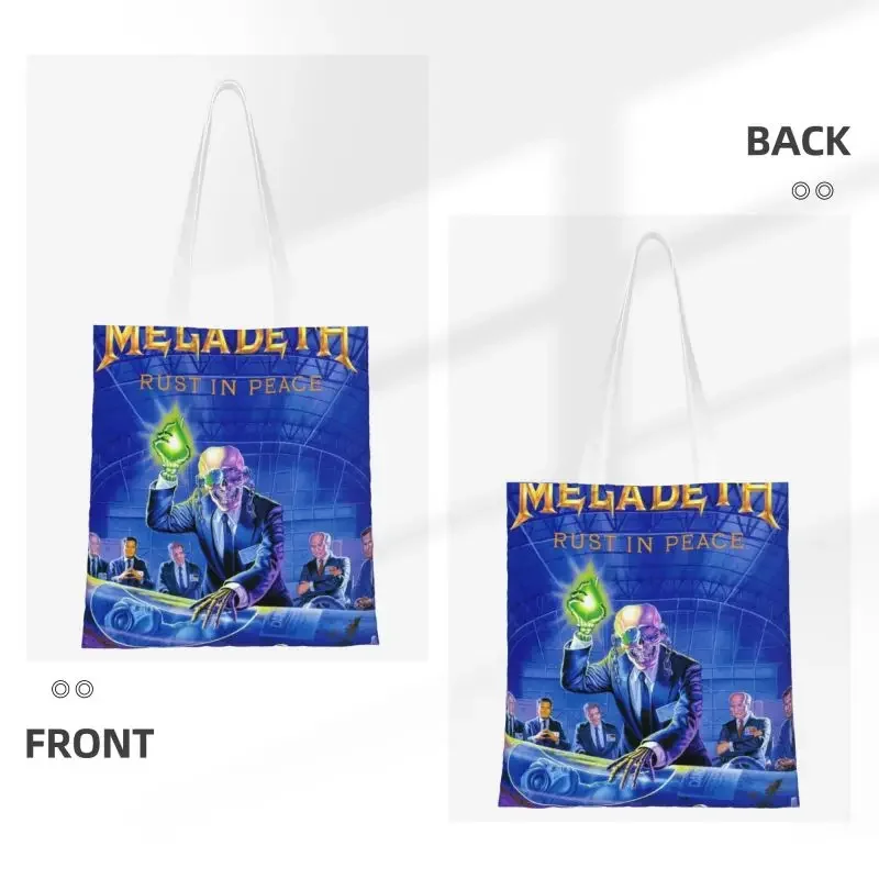 Megadeths Тяжелая сумка-тоут для продуктов Женская забавная Холщовая Сумка-тоут