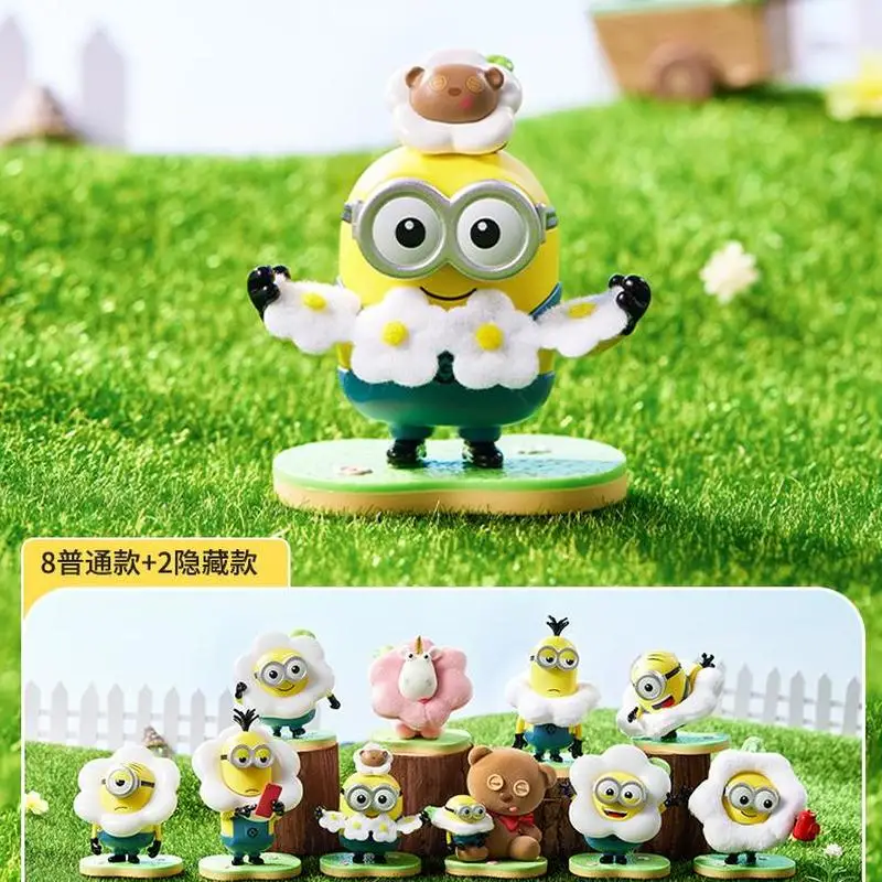 Аниме Kawaii слепая коробка Минозо Миньоны Цветочный парк Серия Подарок-сюрприз