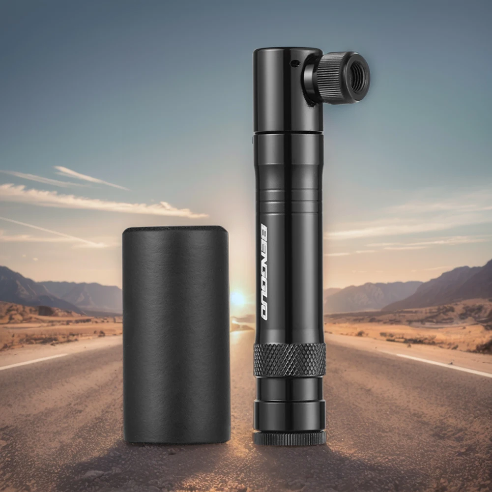 Велосипедный насос CO2 комплект для ремонта бескамерных шин с клапаном Schrader и Presta