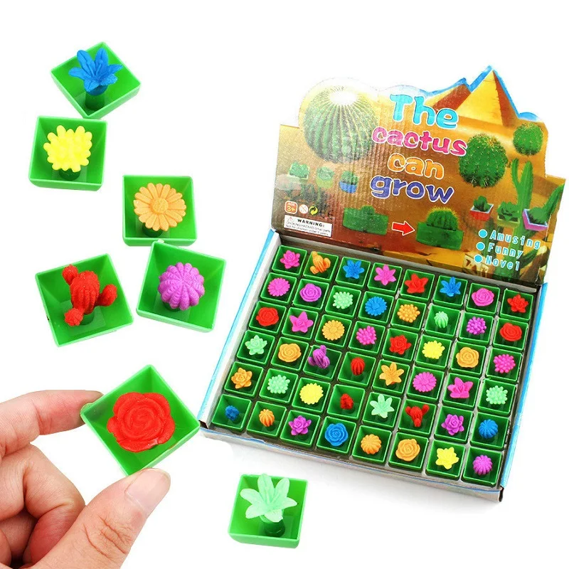 

Fidget Toys Colored cactus plant watering expansion and big toy fun funny creative magic toy children's gift