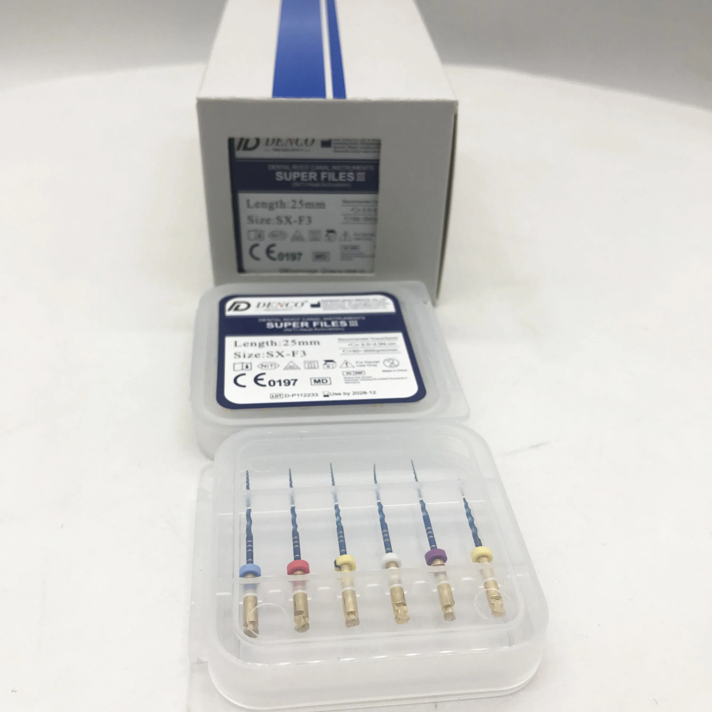 Стоматологический файл корневых каналов Denco Super Files III Niti термоактивация синий