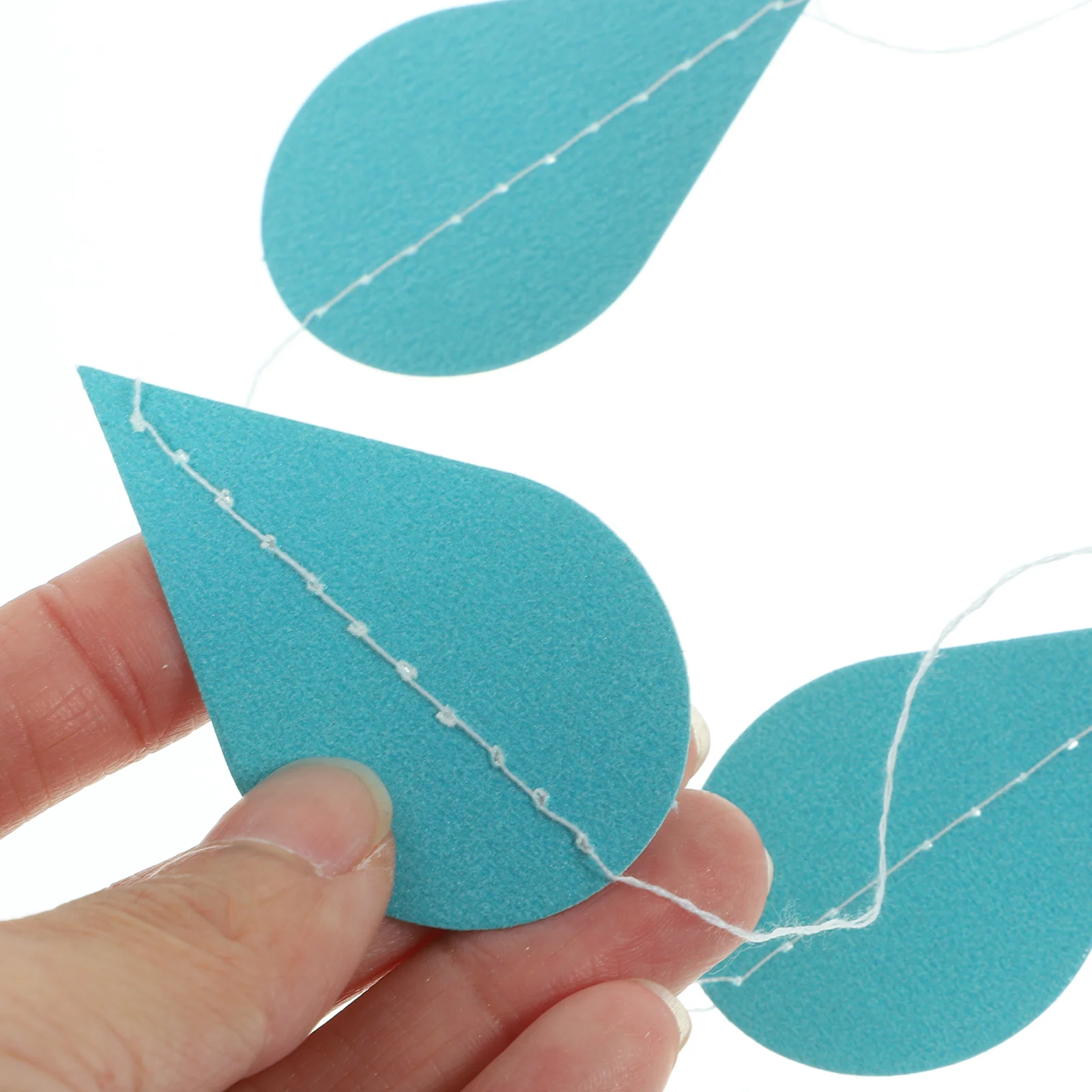 4-струнная капля дождя латте орнамент подвесная гирлянда макет для вечеринки