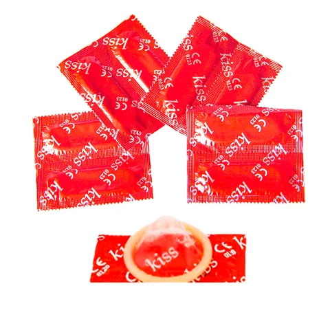 20 шт., красные презервативы Kiss, ультратонкие, безопасные, для взрослых, контрацептивный рукав, кольцо, крышка, задержка пениса, импотенция, эрекция, секс-игрушки для мужчин