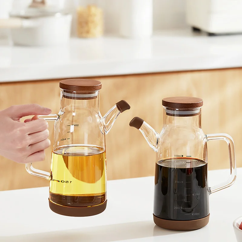 

Cooking Spice Jars Dispenser Gadgete Pourer Organizer Condiment Spice Jars Olive Wooden Lid Especieros Restaurant Home Gadgets