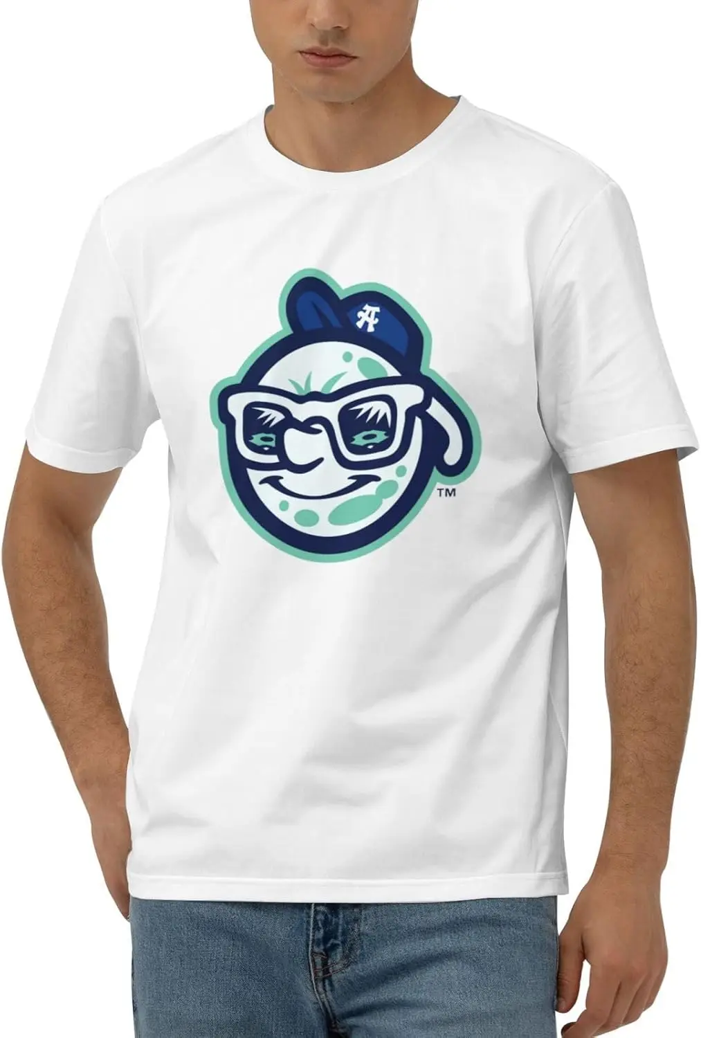 Мужская футболка с коротким рукавом Asheville Классическая Базовая Весенняя для