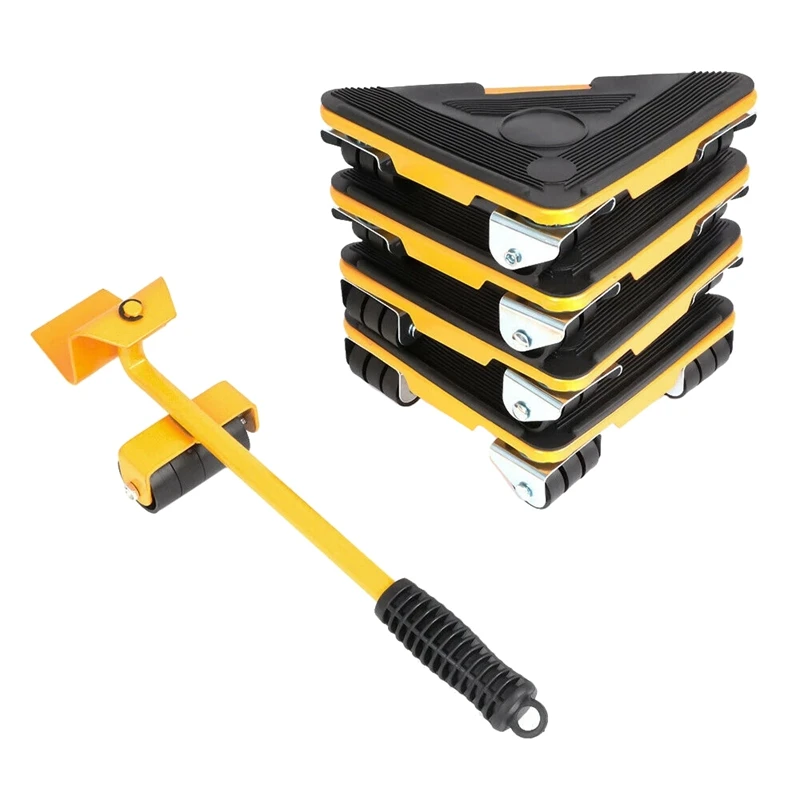 

Furniture Lifter Profession Heavy Furniture Roller Move Tool Set Wheel Bar Mover Slider Transporter Kit Max Up For 300Kg