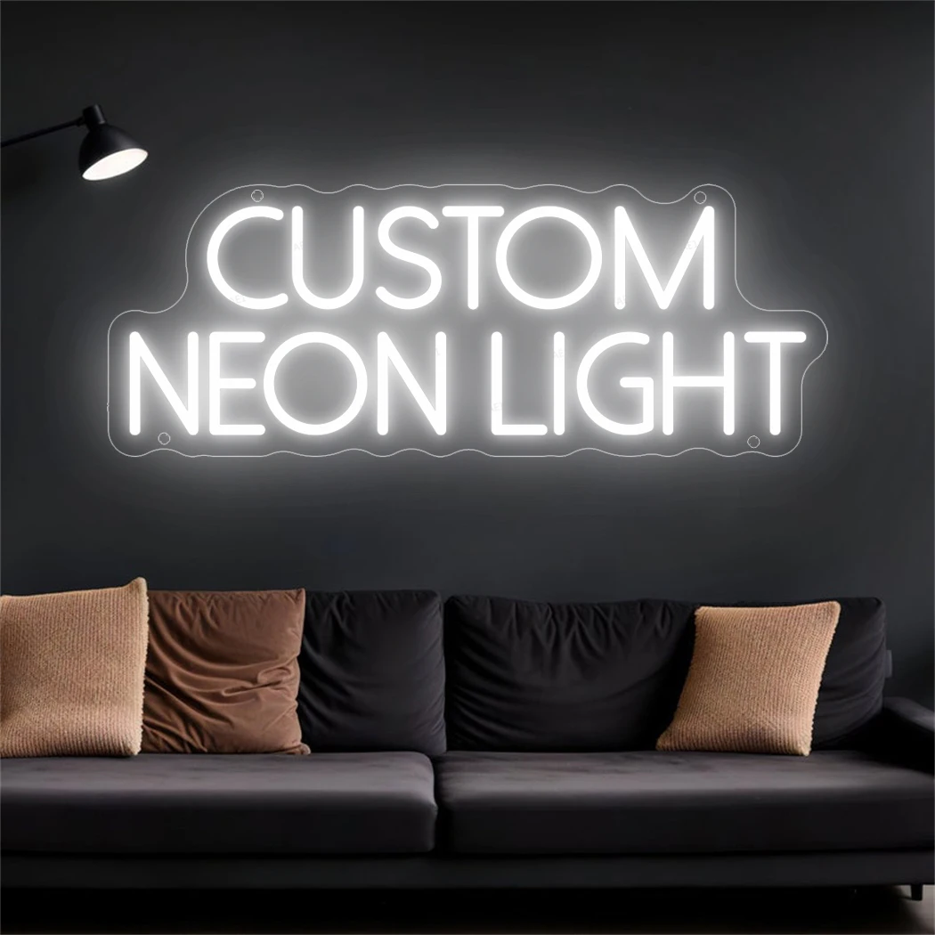 Enseigne Led au néon personnalisée, signe de nom personnalisé, décor de mariage pour magasin, magasin, décor mural de salle d'affaires, cadeau néon personnalisé pour enfants
