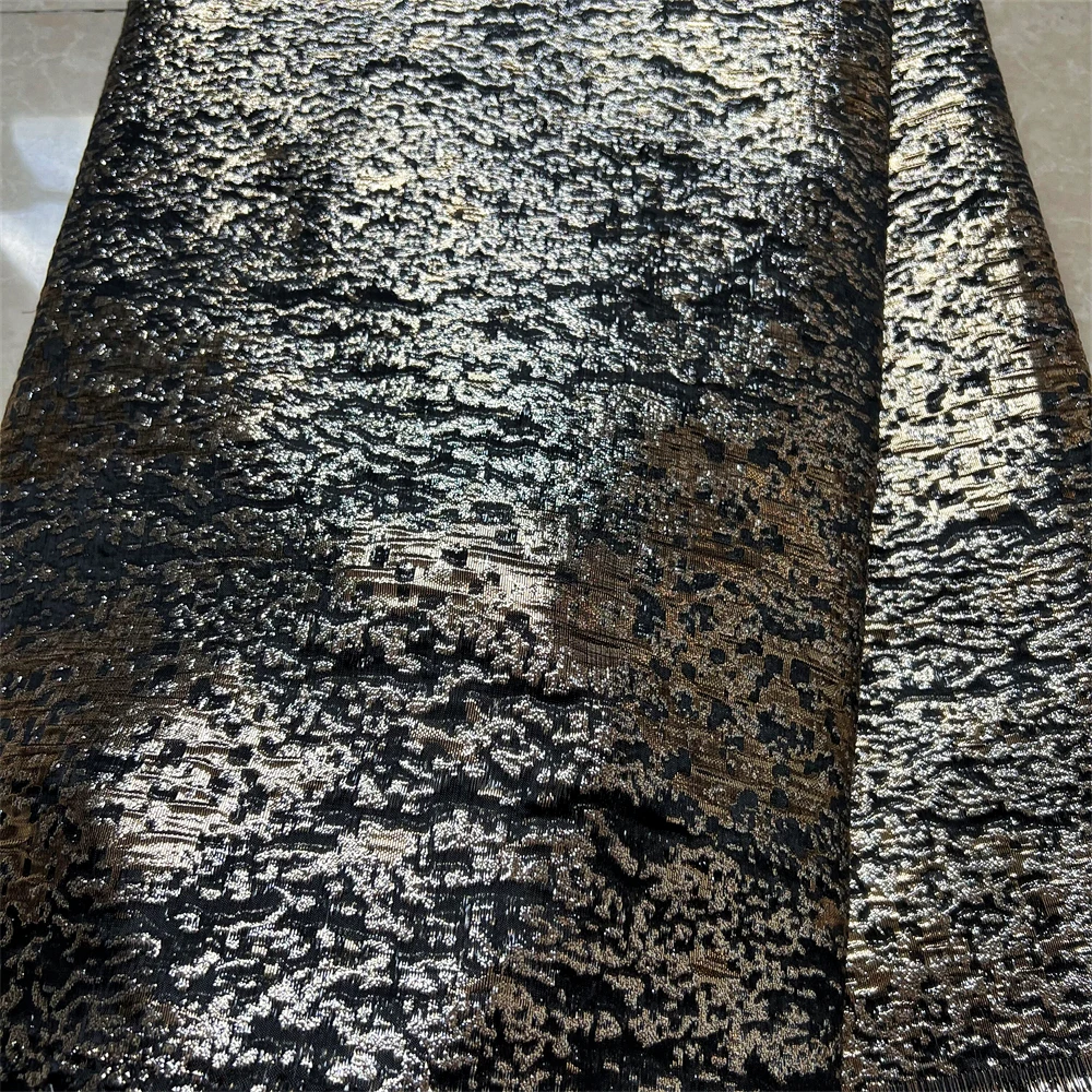 Новая искусственная ткань цветочный жаккардовый материал для платья сетчатая