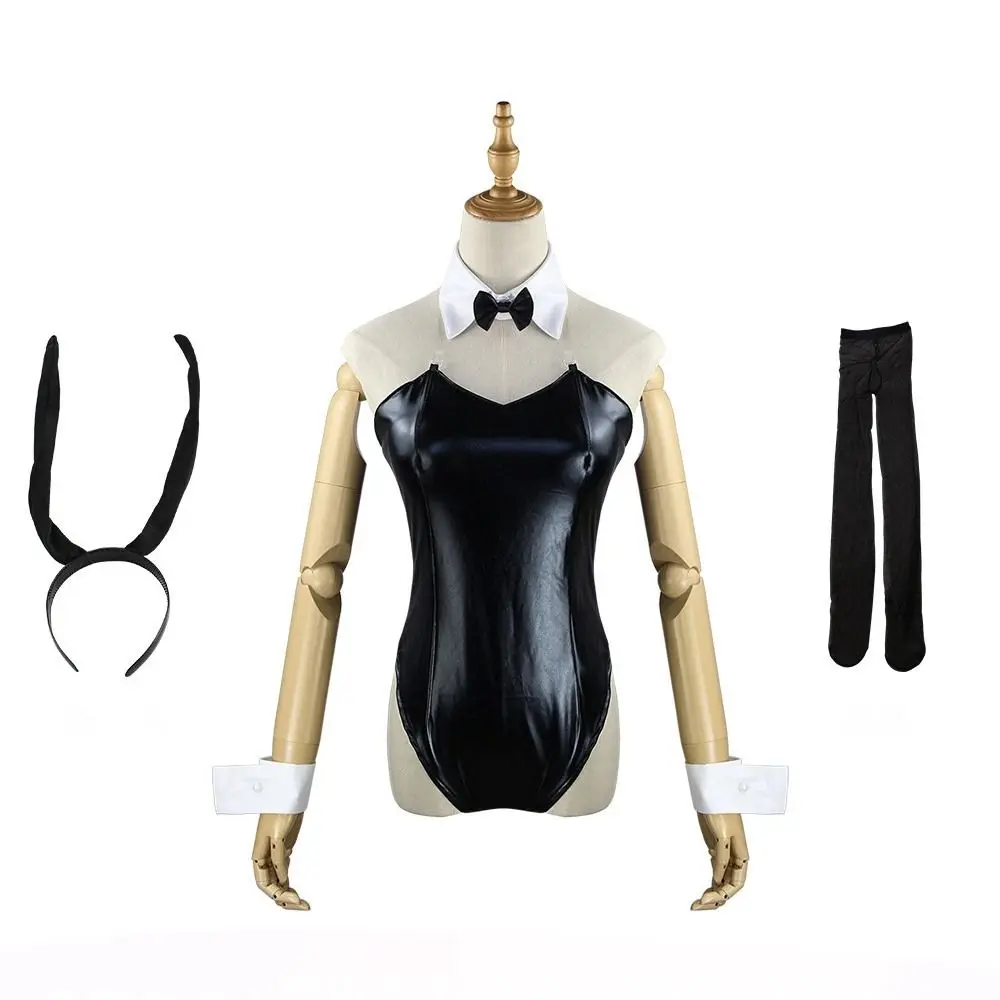 

Anime Bunny Girl Jumpsuit Halloween Costume Cosplay Costume Cute Headband for For Sakurajima Mai Women Cosplay