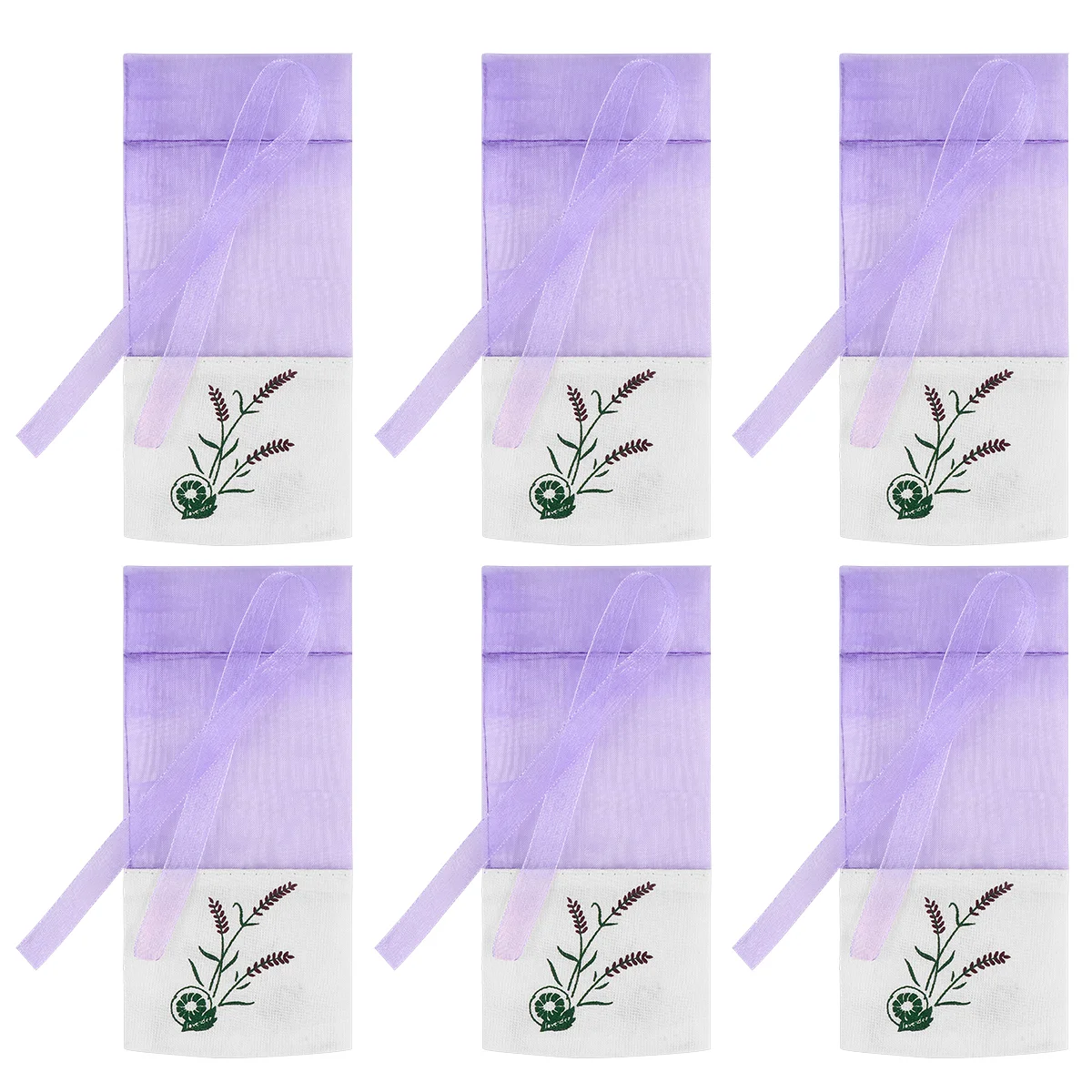 

6PCS Sachet Bags Scent Lavender Sachets Lavender Gift Bags for Wedding Party Lavender Satchel Dried Lavender Bags