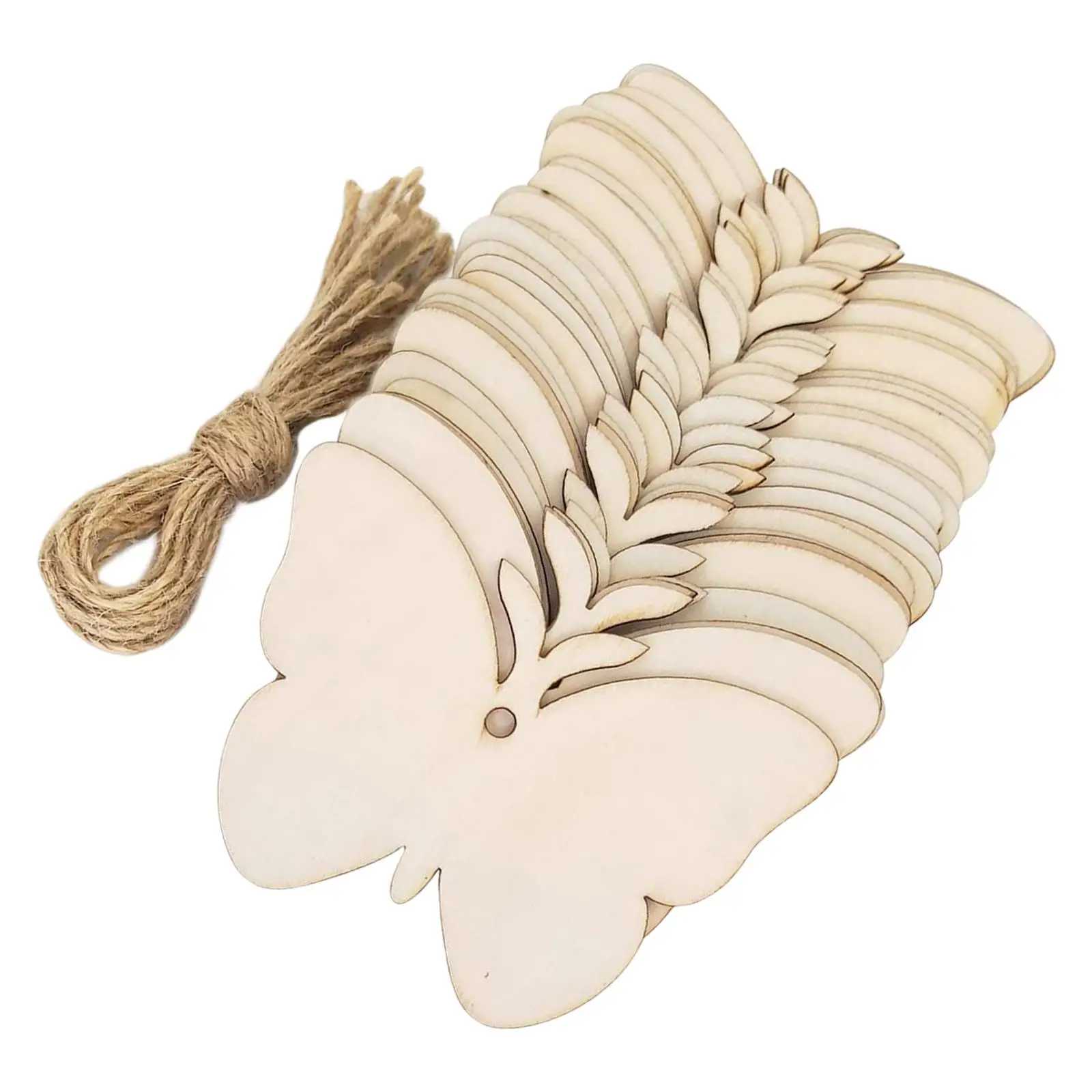 

Деревянные необработанные пустые знаки в форме бабочки, подвески «сделай сам» в виде ромбов, подвесные Подвески для украшения дня рождения, вечеринки, свадьбы