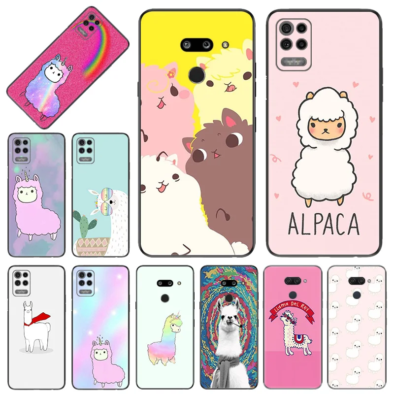 

Alpaca Llama Soft Phone Case For LG K50 K51 K41 K42 K61 K52 K71 G6 G7 K40 Motorola G8 G9 G200 G Power One Fusion E6s Matte Cover