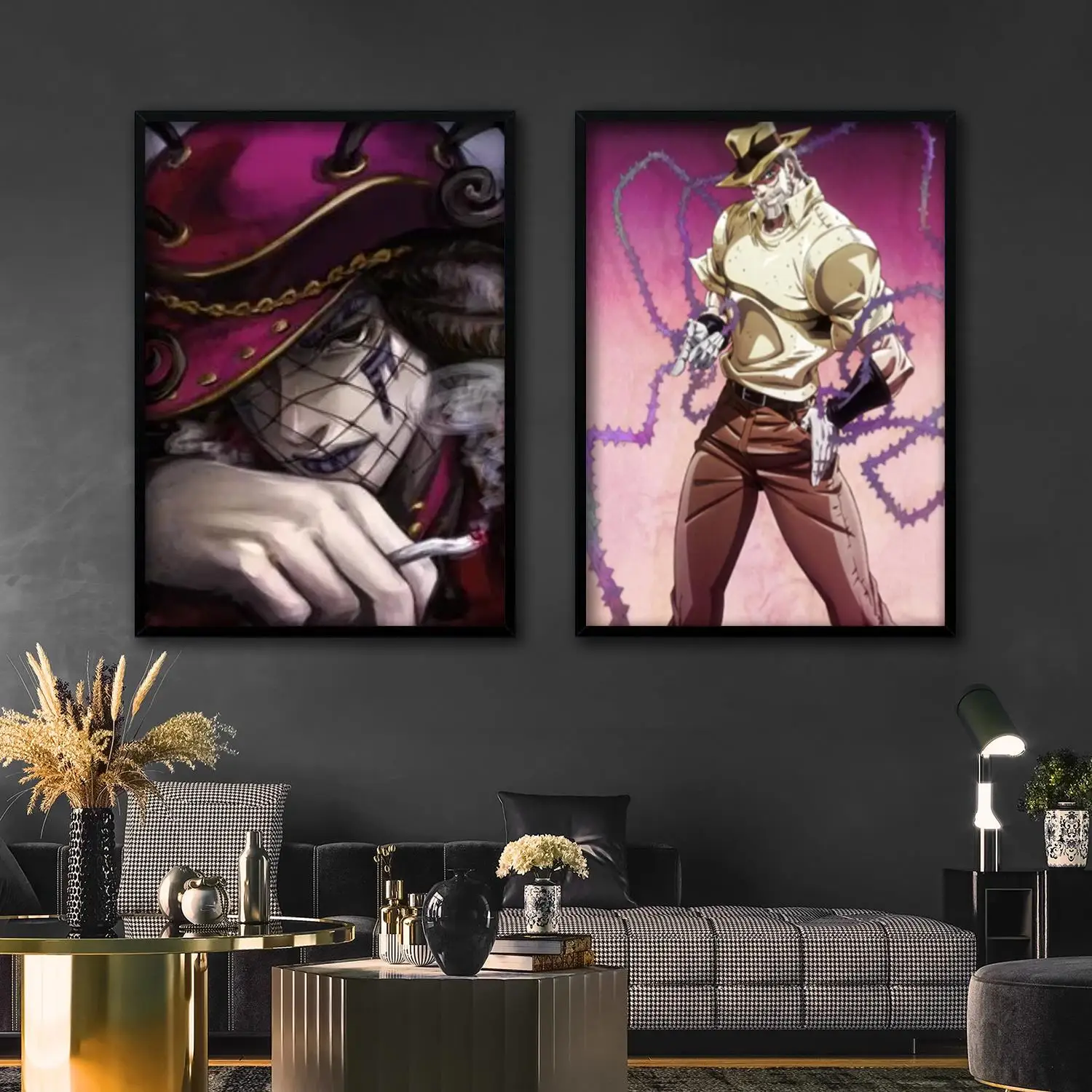 

jojo mangas cartoon Decorative Painting Canvas 24x36 Poster Wall Art Living Room Posters Bedroom Painting