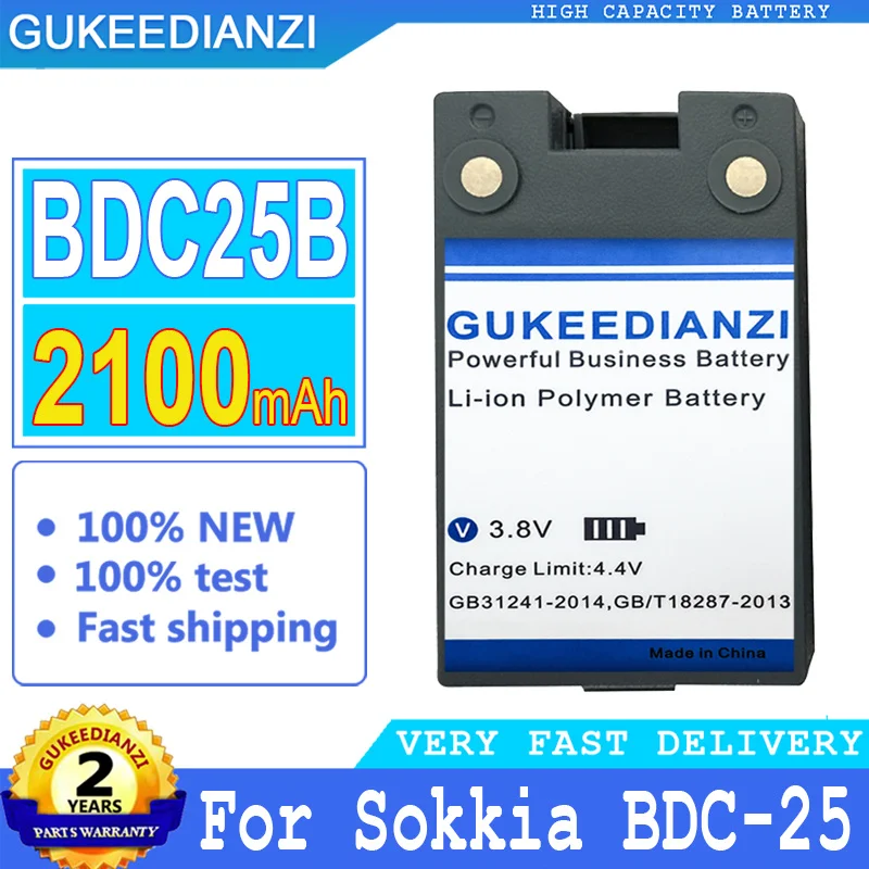 

Bateria 2100mAh High Capacity Battery BDC25B For Sokkia BDC25 BDC-25 BDC25A Digital High Quality Battery