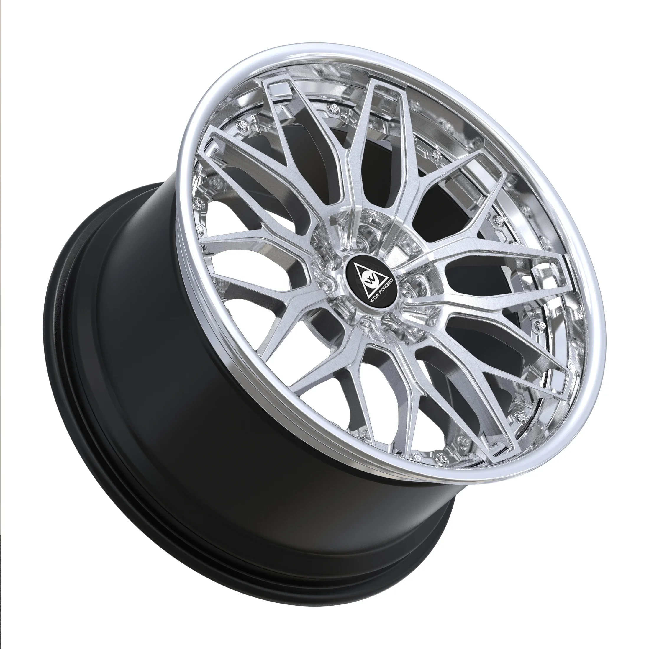 Кованые колеса из 2 предметов для легковых автомобилей 3 алюминиевые легкие 911