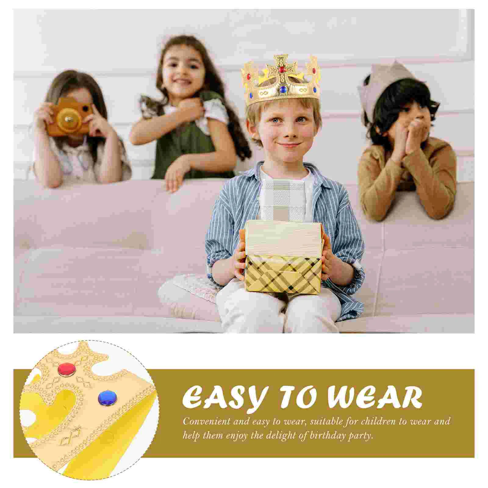2 шт. детские повязки на голову с короной короны день рождения украшения для торта