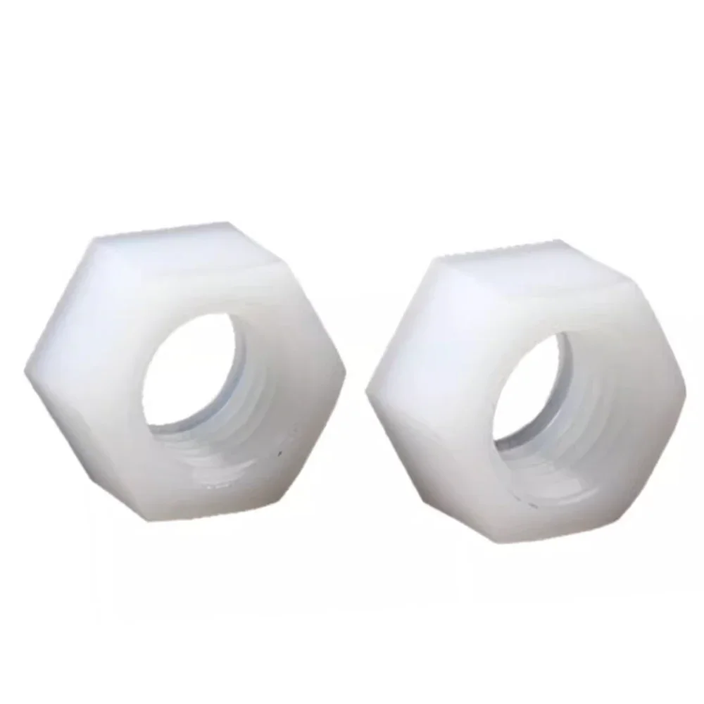 Черно-белые нейлоновые гайки M2-M12 GUOFEI