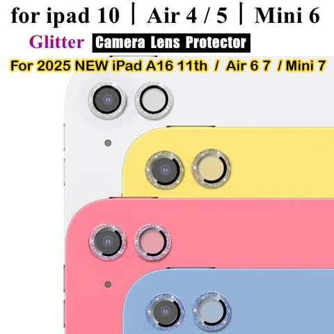 3D-защитное Металлическое Кольцо-накладка Для Камеры Apple iPad 11-го Поколения (A16) 2025, 10, 10.9 Дюймов, Air 5, 4, Mini 7