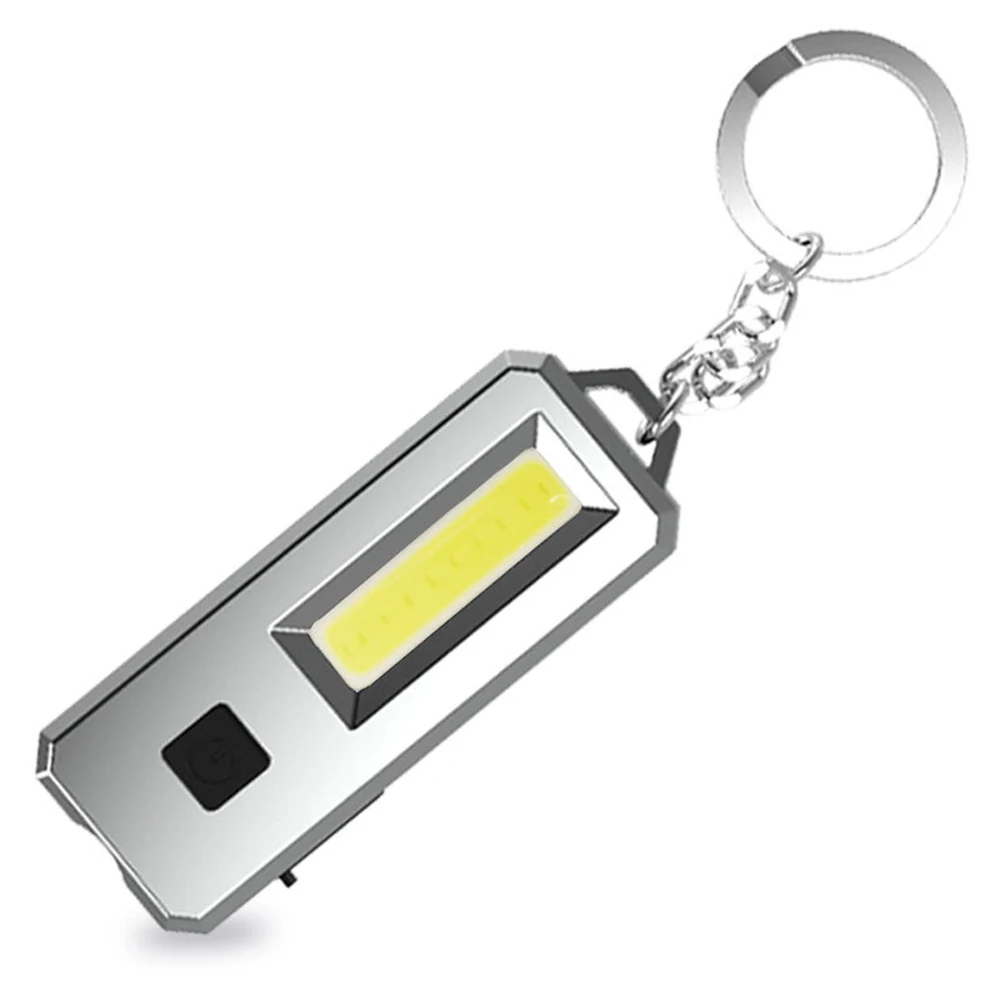 

Multifunctional USB Rechargeable COB LED Mini Flashlight Keychains Waterproof Portable Pocket Work Lights Lamp Torch for Outdoor