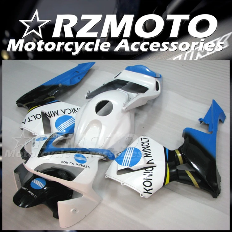 

4Gifts New ABS Motorcycle Fairings Kit Fit For HONDA CBR600RR F5 2003 2004 03 04 Bodywork Set Custom White Blue