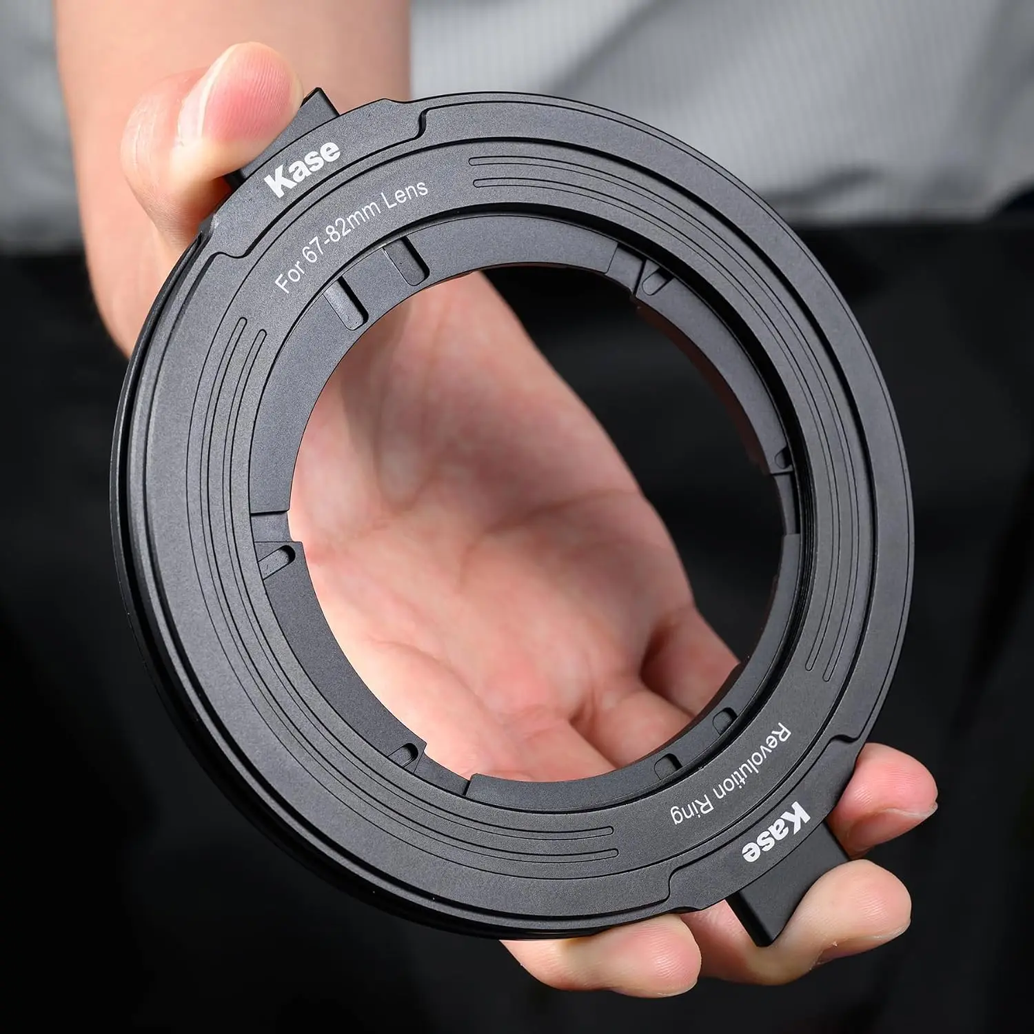 Фото Переходник Kase Revolution Ring Variable 67-82 мм, 1 кольцо подходит для объективов 67/72/77/82 мм, для фильтров 82 мм №4