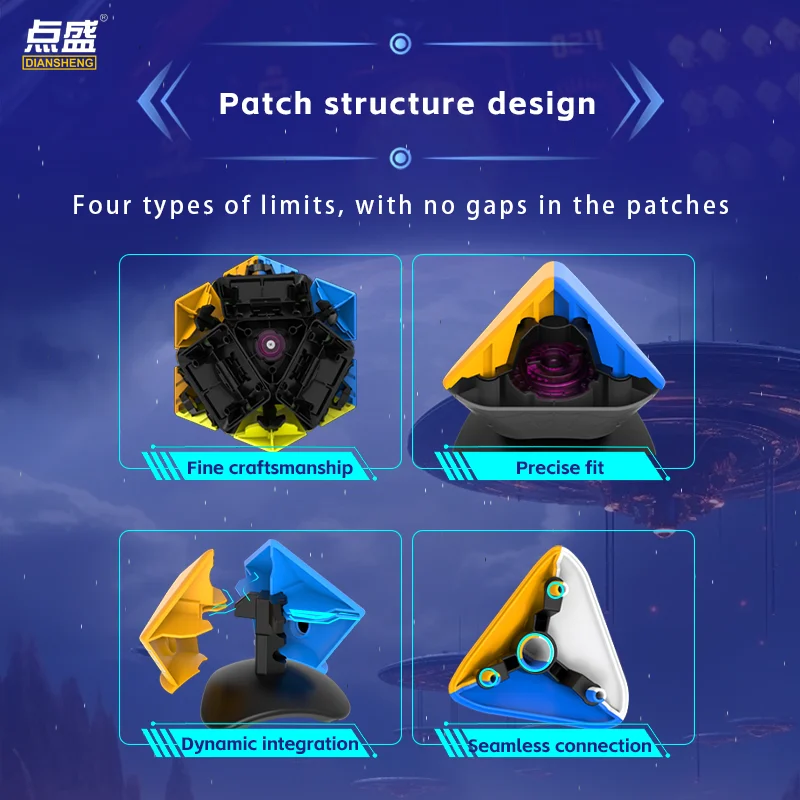 [CubeFun] Diansheng Googol Skewb 9 см магнитный волшебный куб большой размер без наклеек