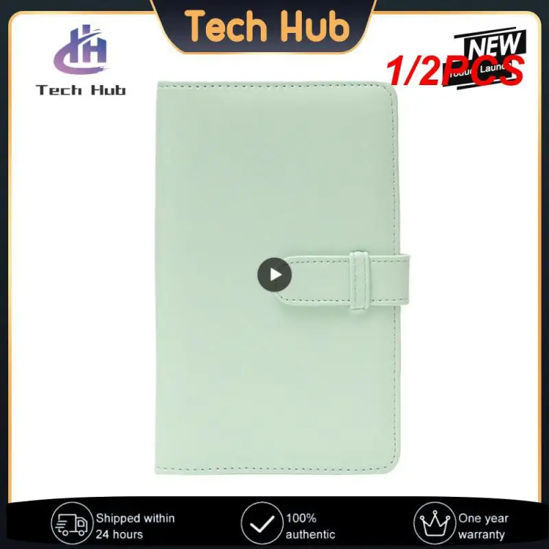 

1/2PCS Binder Budget Planner Notebook Covers Folder A6 Size 6 Hole Binder Pockets Plastic Binder Zipper Money Saving Envelope