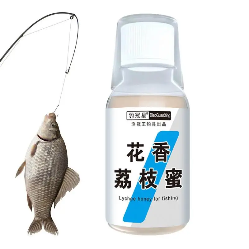 

100ml Fish Attractant Lychee Honey Fish Bait Additive Fish Smell Bait Food Enhancer for Carp Grass Bighead Crucian Tilapia