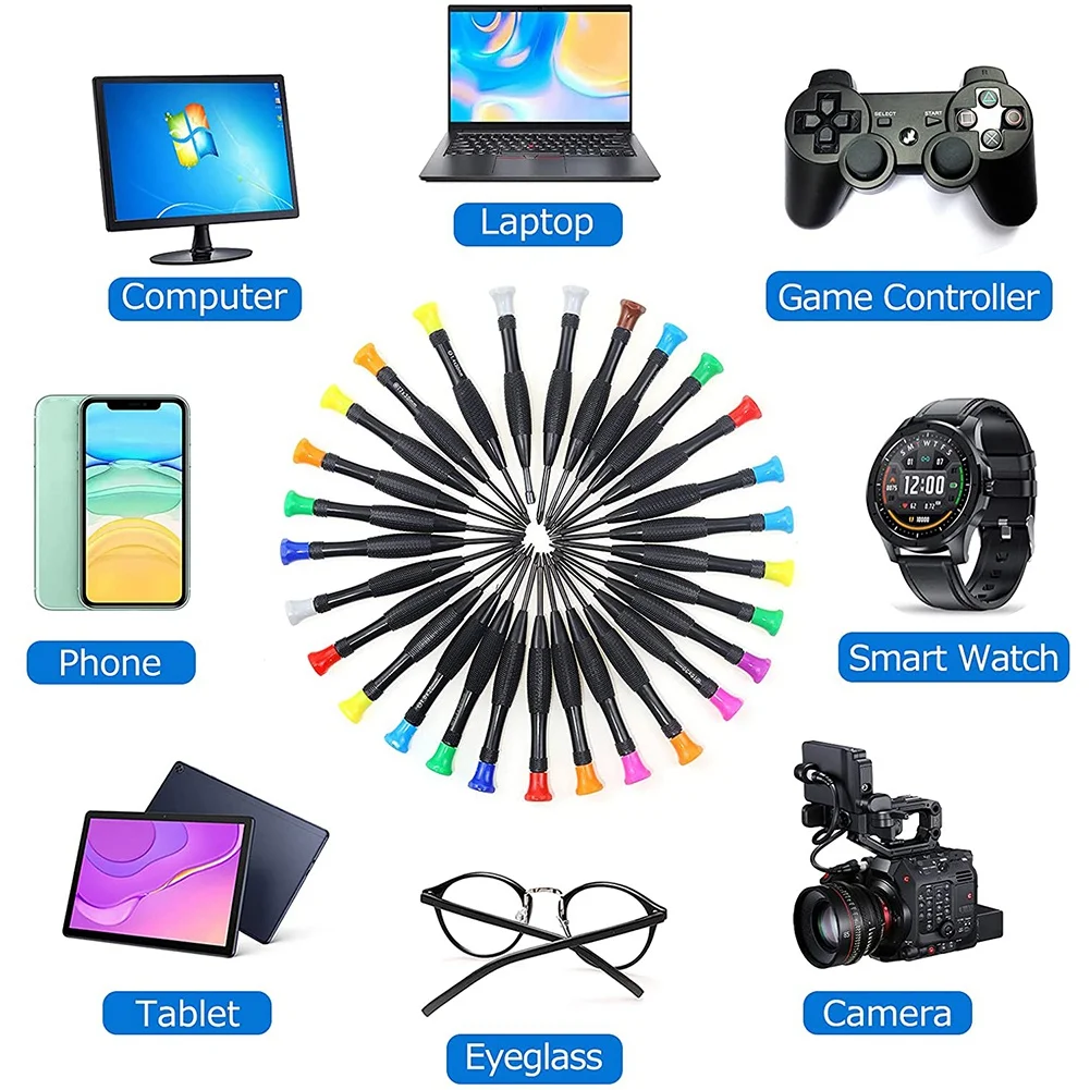 Набор отверток Torx 30 в 1 набор прецизионных магнитных с крестообразным шлицем