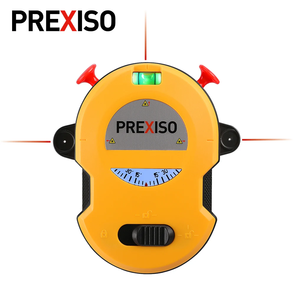 

PREXISO 10M/30FT Multi Surface Laser Level Mini Portable Horizontal&Vertical Line Laser Level With Wall Mount Base for Home