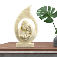 resin holy family statue jesus mary st joseph holy family statue catholic tabletop ornament holy heart of jesus statue unique